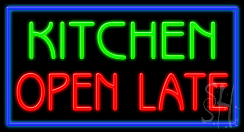 bar with kitchen open late